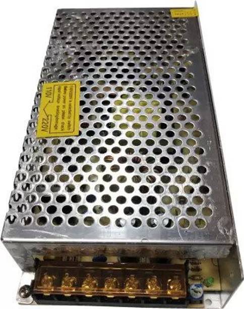 RINKS PRO Led Indicator 24 Volt / 5 Amp DC Output Power Supply Metal Case 120 Watts Computer PSU with 5 SATA Cables