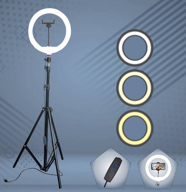 JAMMY ZONES 10“ Ring light video stand mobile holder for reels, video and photo shoot Tripod, Tripod Kit