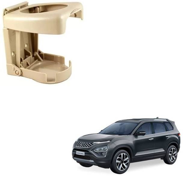 SPREADX Stylish Car Glass/ Cup/ Bottle Holder 1pcs Beige Colour for Tata Safari 2021 Car Bottle Holder