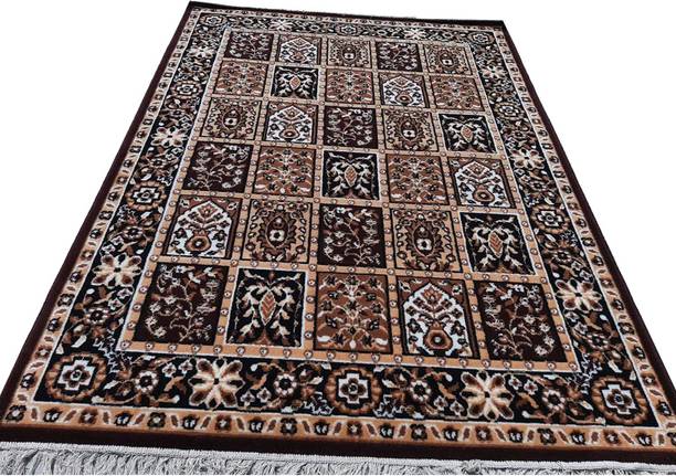 Range Handloom Brown Acrylic Carpet