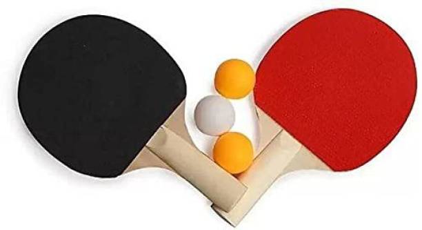 Gmefvr Kids Table Tennis Rackets Set ( 2 Rackets, 3 Balls) Table Tennis Kit