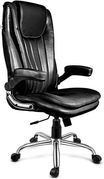 Oakcraft Leatherette Office Adjustable Arm Chair