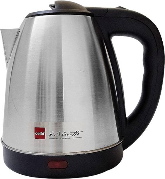 cello Electric Kettle Quick Boil- Popular, Black, 1.5 Ltr Electric Kettle