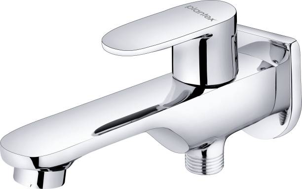 Plantex Brass Orna 2-Way Bib Cock/Chrome Plated Bathroom Tap/Quarter Turn Tap/Form Flow Tap (ORN-207) Bib Tap Faucet