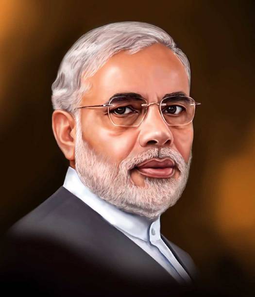 Self Adhesive UV Coated High Resolution Vinyl Print – Narendra Modi Poster Fine Art Print