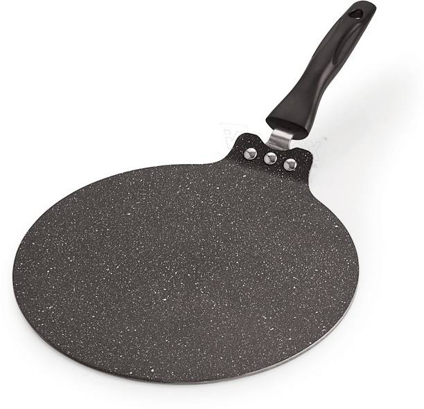 iVBOX Hemji 4mm-Thick Super Flat 280mm Tava induction Non stick Dosa and Roti Tawa 28 cm diameter