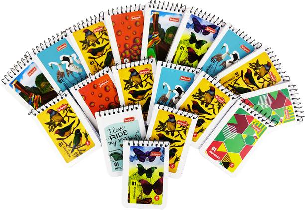 NEELGAGAN Spiral Note Pad No. 1, (9.0cm x 6.2cm) 160 Page (P-20) Pocket-size Diary Ruled 160 Pages
