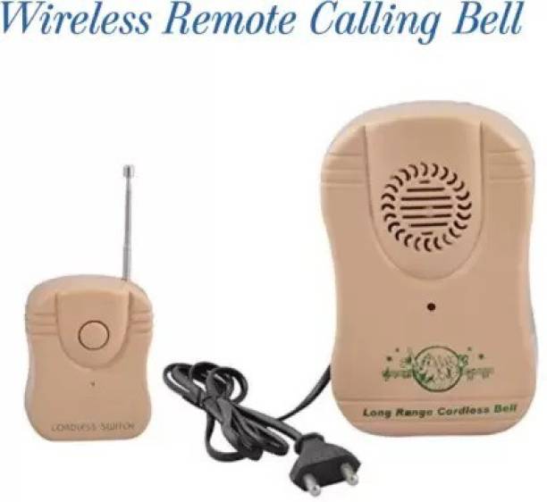 RealSun Wirelees Cordless Remote Calling Bell ,High Range Calling Bell, Wireless Door Chime