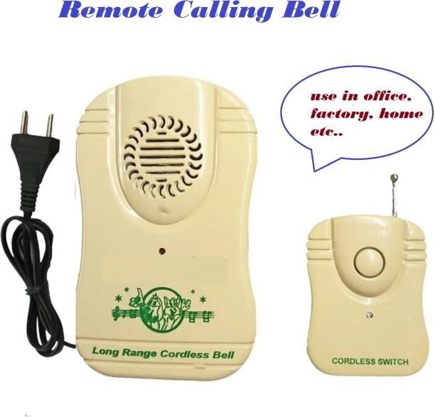 VSA Wireless Heavy Duty Remote Bell, Calling Bell for Office, Home Wireless Door Chime