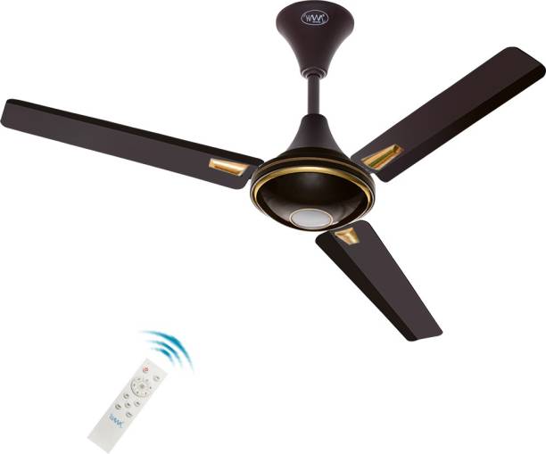 HAWAFANS ARIA+ - BR 1200 mm BLDC Motor with Remote 3 Blade Ceiling Fan