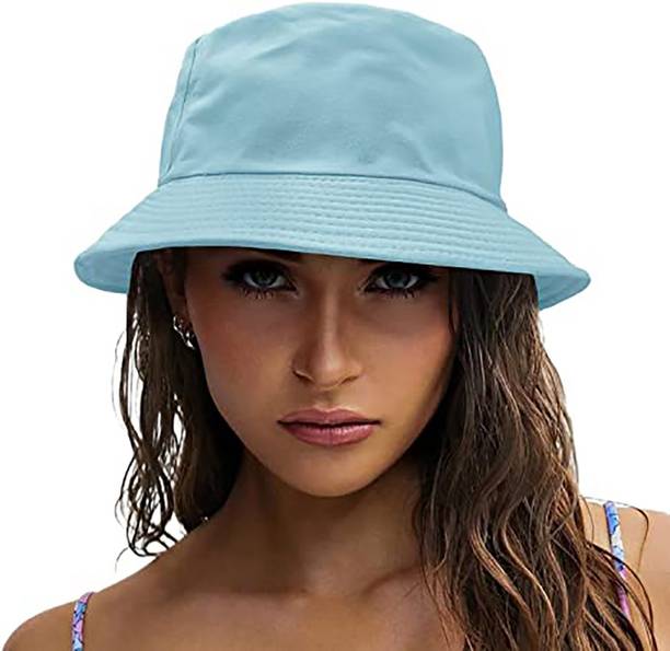 Missby Outdoor Beach Summer Bucket Sun Hat for Women Men