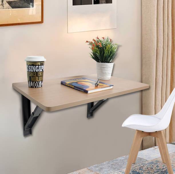 Muren Wall Mounted Study Table/Office Table Stand/Laptop Table Foldable/Work Table Solid Wood Study Table
