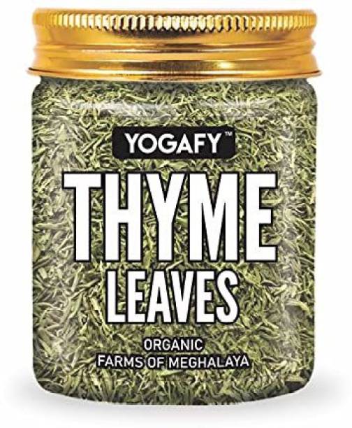 YOGAFY Organic Thyme Leaves I Herbal Tea Leaves for Cough and Cold Herbal Tea Plastic Bottle