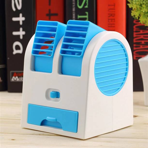 IMMUTABLE Dual Bladeless Small Mini Portable air Cooler (Multicolour) L49 PORTABLE COOLER WITH COOLING BALLS G60 USB Cable