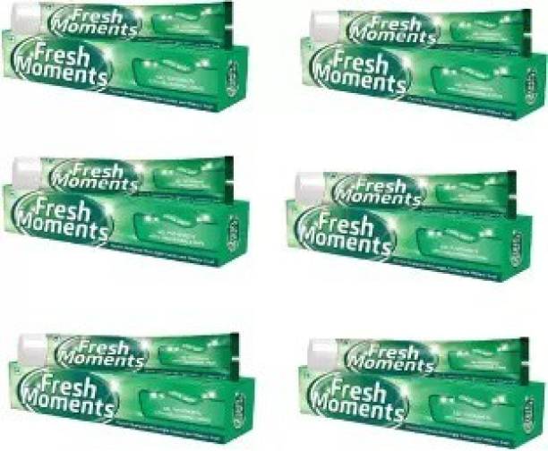 Modicare Fresh Moment Toothpaste Green (100 g each, Pack of 6), Green Toothpaste
