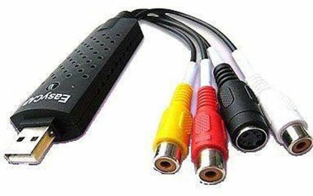 TECHGEAR  TV-out Cable NEW Easycap Video and Audio Capturing Device Directly from TV