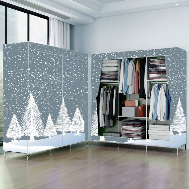 Home Reserve Carbon Steel Collapsible Wardrobe