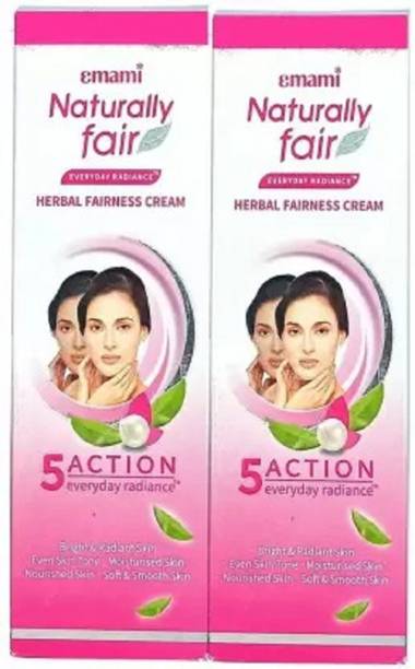 EMAMI Naturally Fair EVERYDAY Herbal Fairness Cream Pack of 250 ML