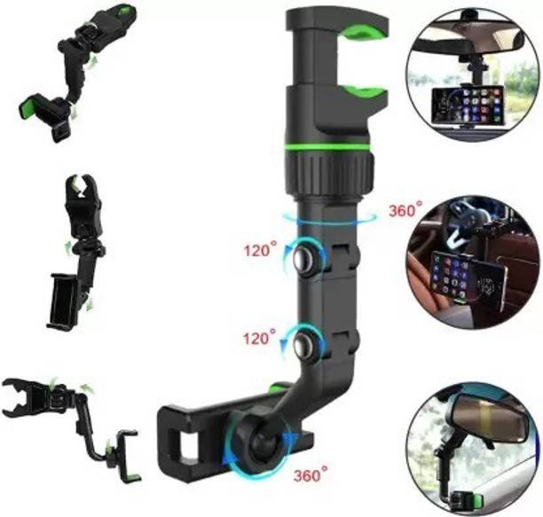SYN SONS Car Mobile Holder for Anti-slip, Clip (Black, Green) Mobile Holder
