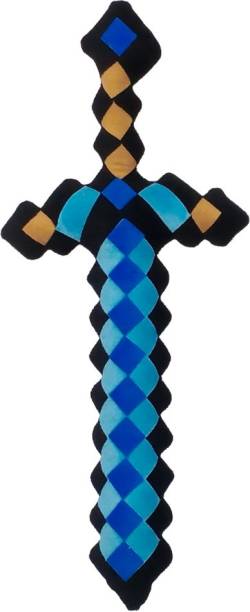 TechMax Solution Diamond Sword (36cm)-Made in India-Plush Soft Sword Toy-Best Soft Toys  - 36 cm