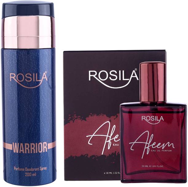 Rosila Warrior Deo With Afeem 30ml Intense Wild Hamilton Good Morning Cool Imperial Blu Perfume Body Spray  -  For Men & Women