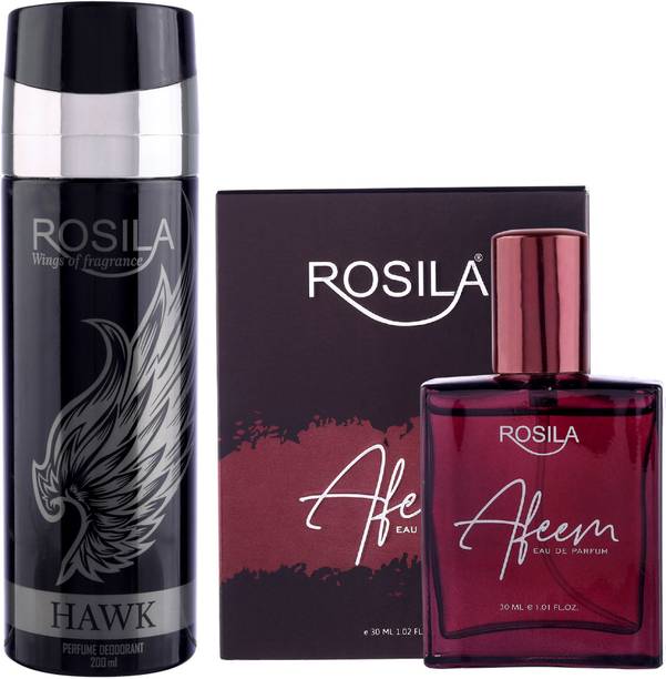 Rosila Hawk Deo & Afeem 30ml Intense Wild Hamilton Good Morning Signature Mysterious Perfume Body Spray  -  For Men & Women
