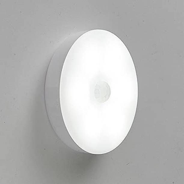 Mishva Battery Operated LED Motion Sensor Wireless Wall Night Light Motion Sensor Light