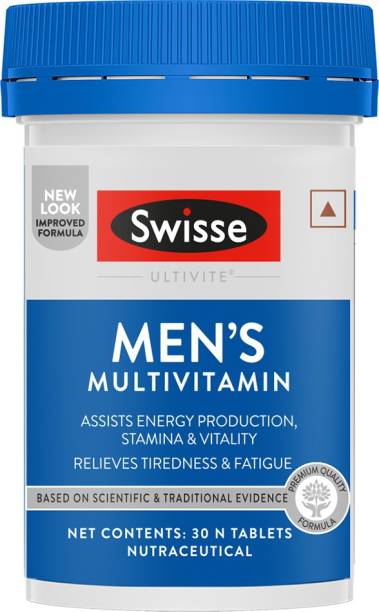 Swisse Mens Multivitamin Supplement (36 herbs) for Energy, Stamina & Vitality