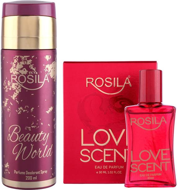 Rosila BeautyWorld Deo LoveScent 24x7 Dark Temptation Hamilton WildKS Spark GoodMorning Perfume Body Spray  -  For Men & Women