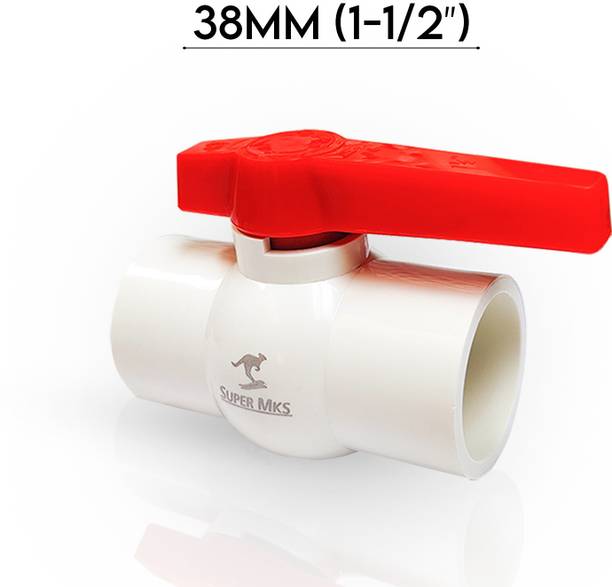 Super MK 38MM (1-1/2”) Heavy PVC Ball Valve (Plain) Ball Valves