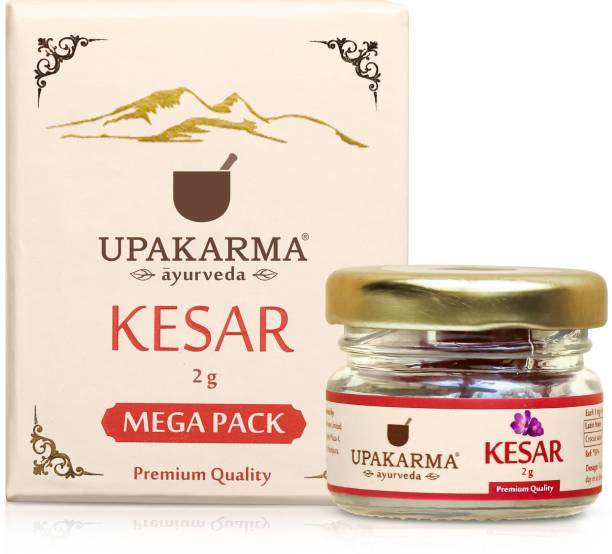 UPAKARMA Premium, Pure, Natural and Finest Kashmiri Kesar / Saffron Threads Megapack