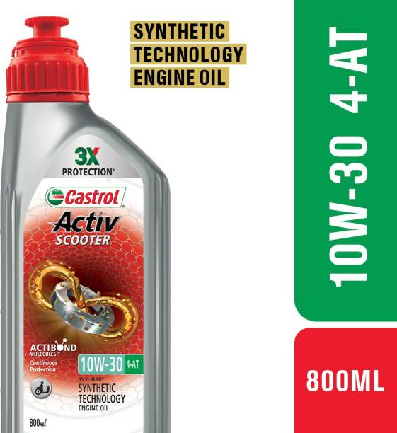 Castrol Activ SCOOTER 10W-30 4-AT Synthetic Blend Engine Oil