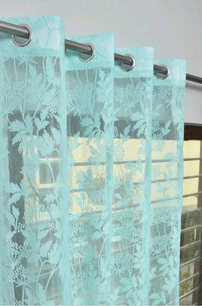 Flipkart SmartBuy 213 cm (7 ft) Polyester Transparent Door Curtain Single Curtain