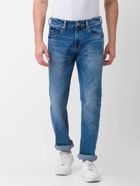 Men Regular Low Rise Blue Jeans