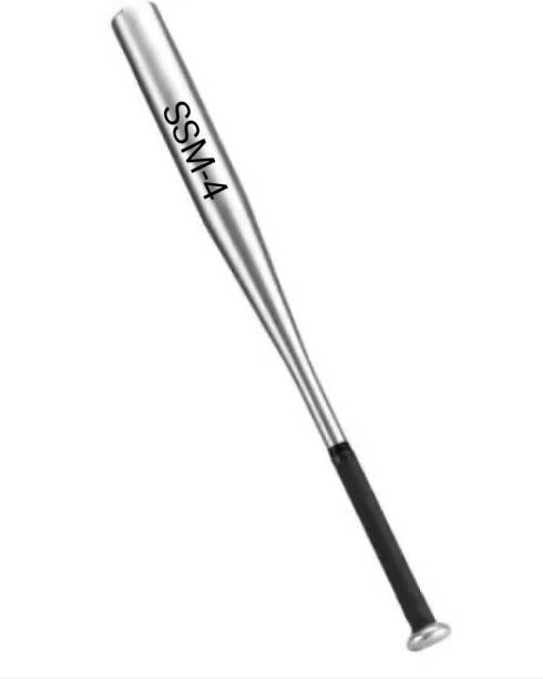 Seven Star Sports SSS Heavy Duty Natural Wood Baseball Bat Self Defense baseball (silver) Willow Baseball  Bat