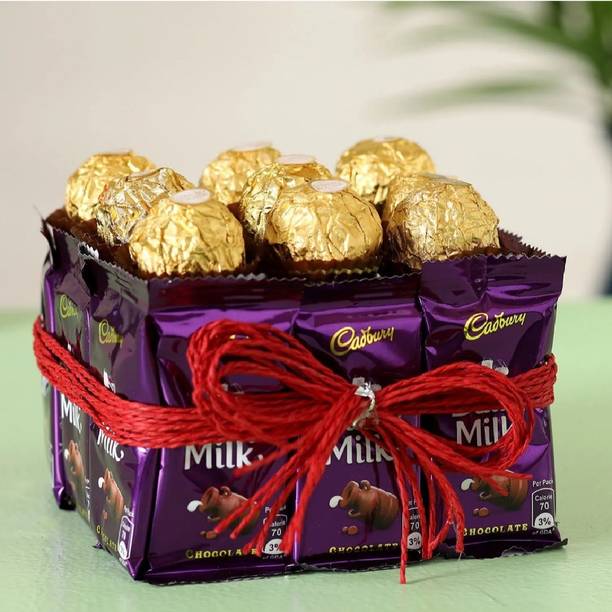 Cadbury Square Shape Dairy Milk Chocolates Gift Hamper Bars