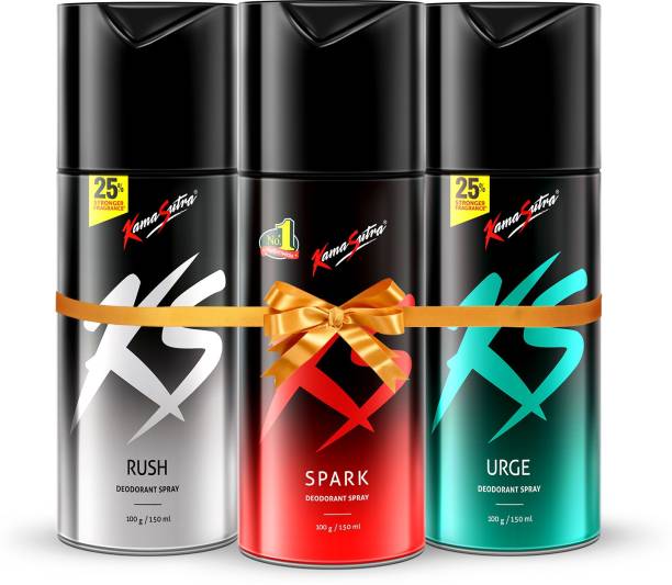 KS SPARK RUSH URGE Deodorant Spray  -  For Men & Women