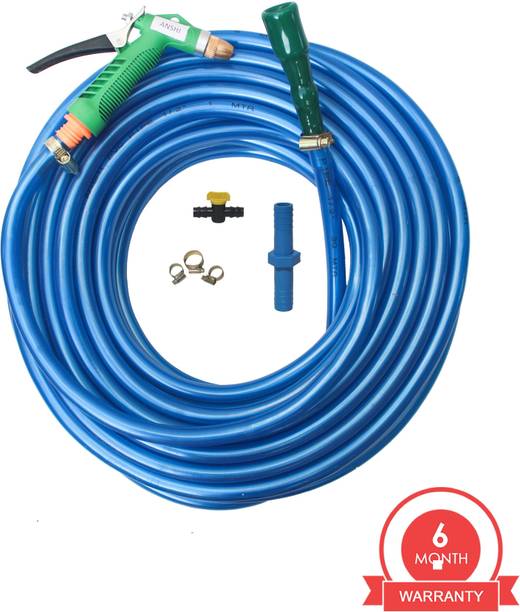 Anshi ec metallic blue color 5m with 1 mode spray Hosepipe Get slightly different in colour of pipe but same quality Hose Pipe