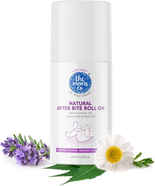 The Moms Co. Natural After Bite Roll-On Soothes Itching, Redness, Swelling from Mosquito Bite