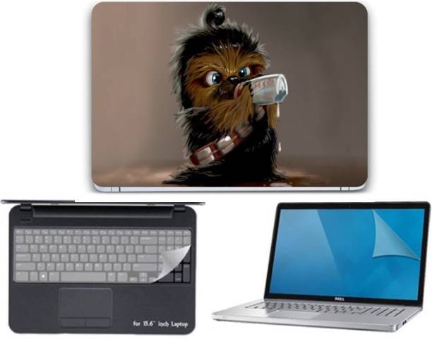 I-Birds Enterprises 3 IN 1 Laptop Skin, Key Guard & Screen Protector For 15.6 inch Laptop combo-3540 Combo Set
