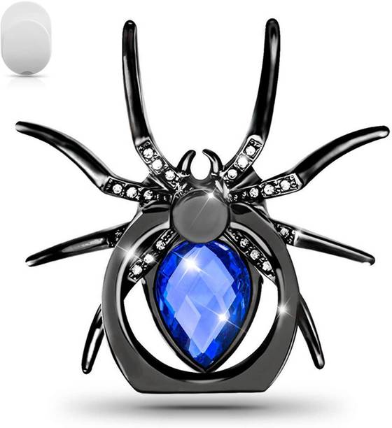 befunky Spider Mobile Phone Ring Holder Stand Animal for All Smartphone (Blue) Mobile Holder