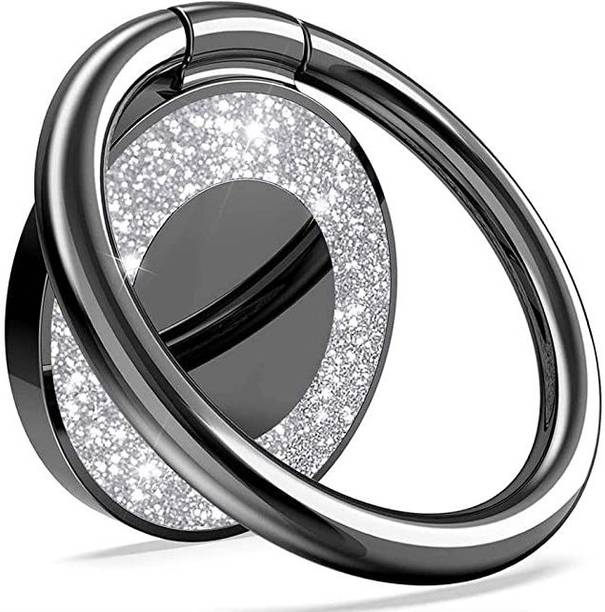 befunky Glitter Bling Mobile Phone Ring Holder Stand, Magnetic Finger (Black) Mobile Holder
