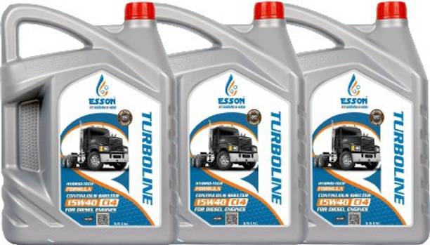 ESSON TURBOLINE 15W40 CI4 3.5 LTR-P3 TURBOLINE 15W40 CI4 Premium Diesel Engine Oil (Pack of 3) Conventional Engine Oil