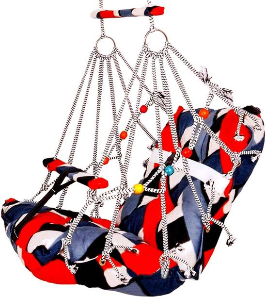 DKS enterprise Cotton Swing Chair For Kids Baby's 1-3 Years With Safety Belt-Kids Product Swing Swings