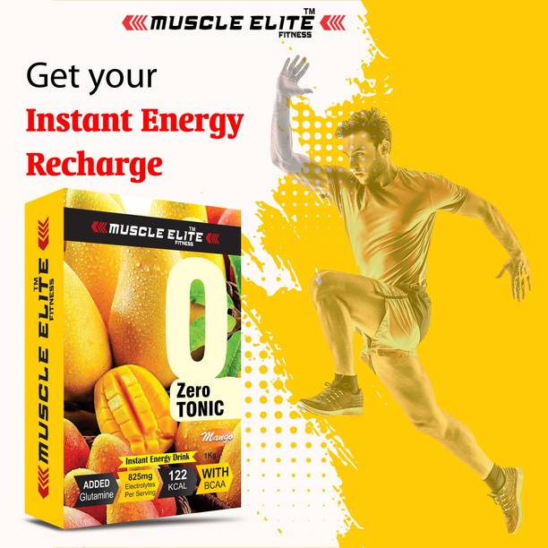 MUSCLE ELITE FITNESS Zero Tonic Instant Energy Drink Workout Electrolyte Energy Drink BCAA X1 Energy Drink
