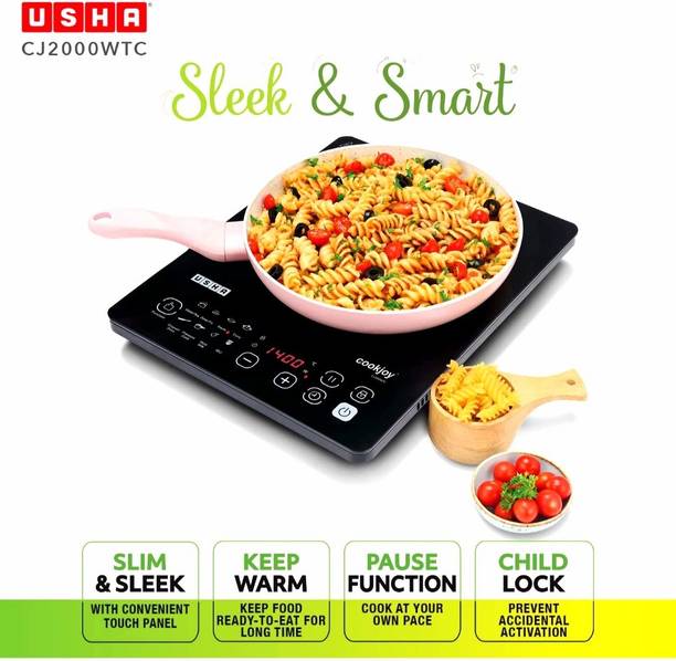 USHA by Usha 2000 W Induction Cooktop Touch Panel