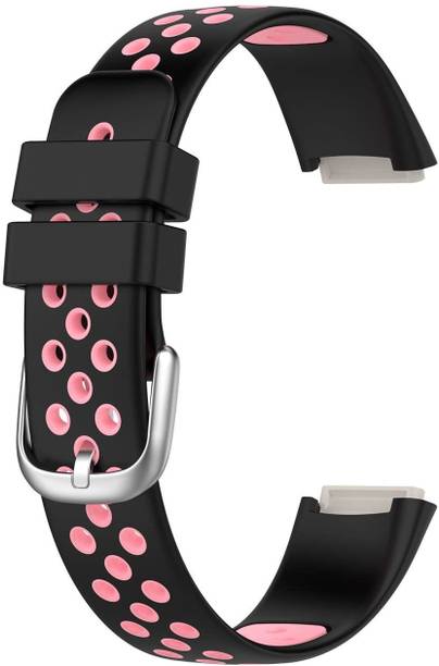 Oboe Silicone Strap for Fitbit Luxe Smart Watch Dual Color Premium Band Replacement Smart Band Strap