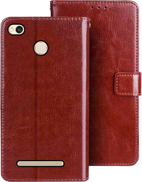 A PLUS DEAL Flip Cover for Mi Redmi 3S Prime
