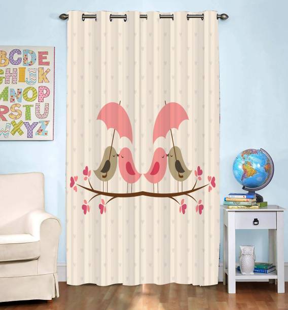 Newturn 225 cm (7 ft) Polyester Room Darkening Door Curtain Single Curtain