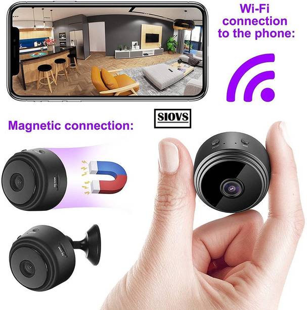 SIOVS SPY Wireless CCTV Wi-Fi Camera for Home with Mobile Connectivity , Night Vision Security Camera